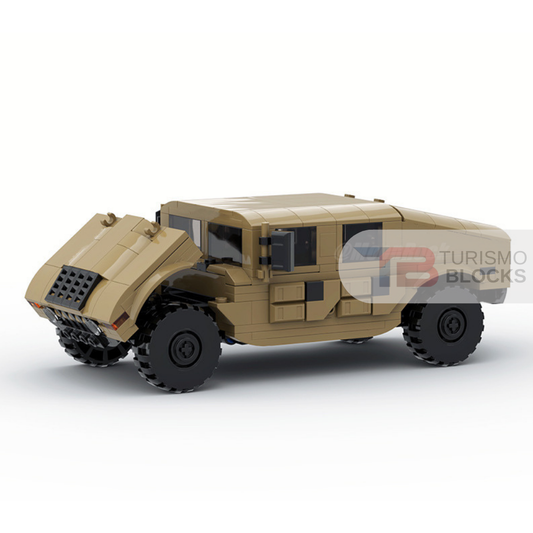 Humvee blindé en blocs de construction – Turismo Blocks