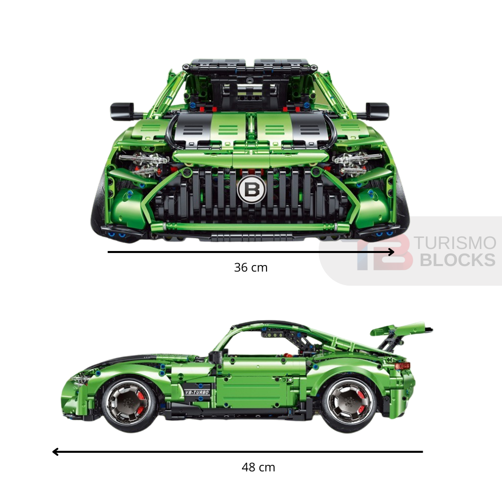 Voiture de course style Mercedes-AMG GT – Turismo Blocks